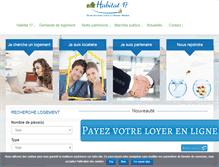 Tablet Screenshot of habitat17.fr
